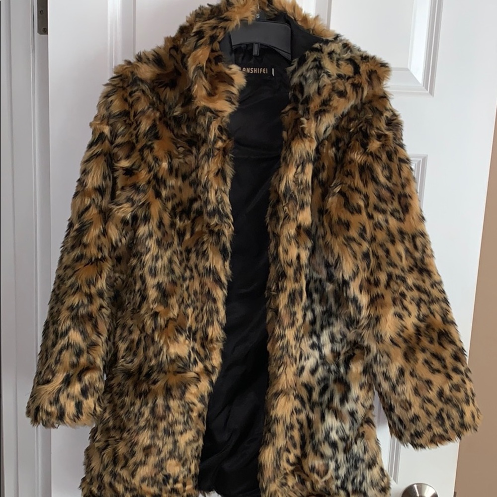 Cheetah print jacket